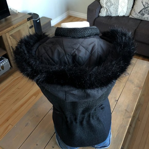 RW&CO. Black Warm Hooded Vest in Black - XS - Picture 12 of 16